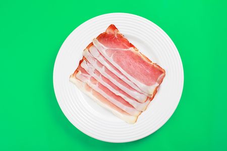 photo shot of prosciutto crudo hamの写真素材