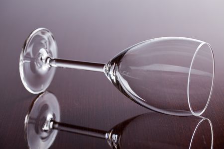 the photo shot of wine glassの写真素材