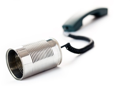 concept of communication on white backgroundの写真素材