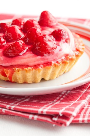 tasty strawberry pieの写真素材