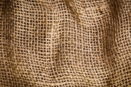 the texture of burlap backgroundの写真素材