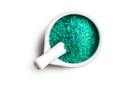 the green bath salt in mortar
