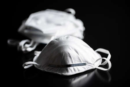 KN95 face mask. FFP2 mask as protection. virus mask