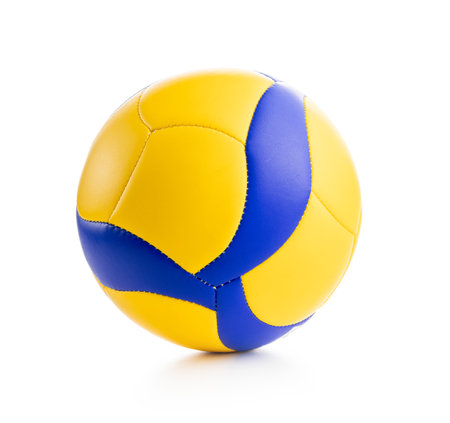 Volleyball ball isolated on the white background.の写真素材