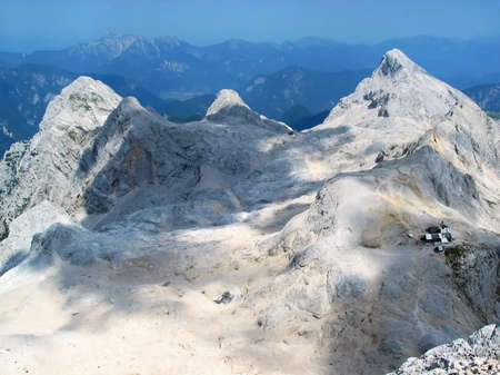 Mountains and skyの写真素材