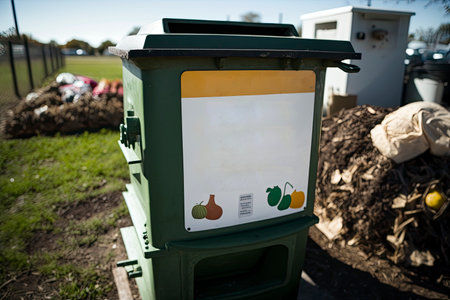 Community composting initiative for residents. Generative AIの素材