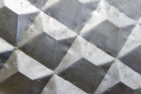 Concrete wall painted white shiny paintの写真素材