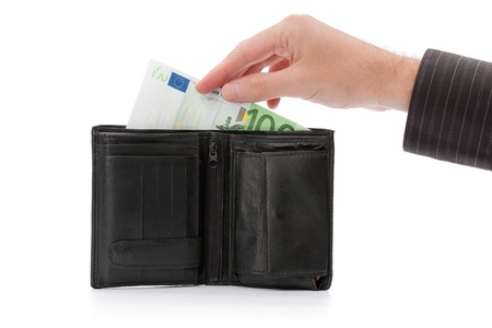 Concepts  government  white collar worker  steal money from your wallet  tax , administration worker steal corporate money の写真素材