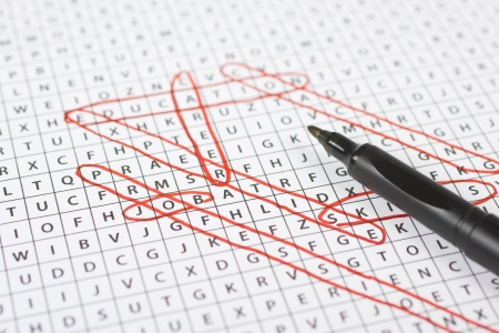 Find the job concept - words related to job in the word search game.
の写真素材