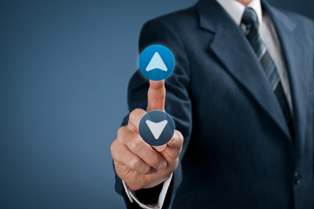 Growth, success, career advancement, acceleration of business, and progress concepts の写真素材