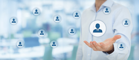 Human resources pool, customer care, care for employees, labor union, employment agency and...