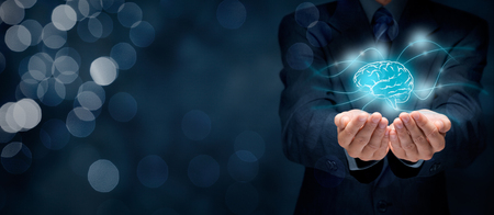 Bring creativity to your business, business vision, headhunter concepts, business intelligence, mental health and psychology, business decision making, copyright and intellectual property rights, bokeh in background.の写真素材