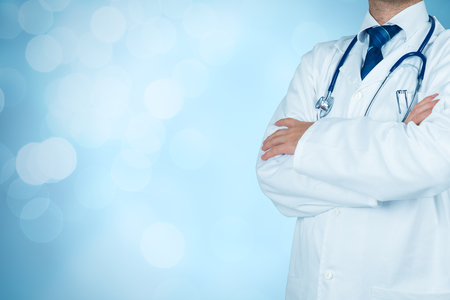 General practitioner doctor â background for medical and healthcare themes.の写真素材