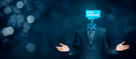 Brand ambassador professional. Corporate marketing specialist concept.の写真素材