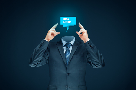 Data mining (data-mining) process and big data analysis (bigdata) issue concept.の写真素材