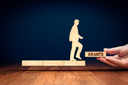 EU grants help your business grow and improve business. Business model based on grants and subsidies.の写真素材