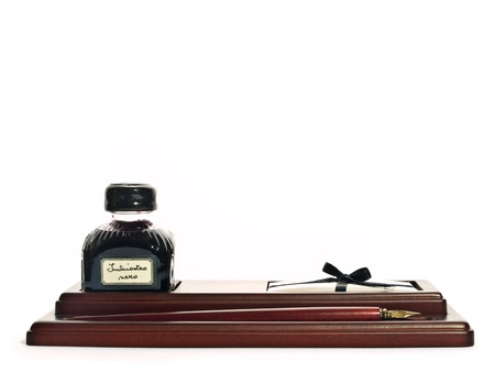Vintage calligraphy set on white backgroundの写真素材