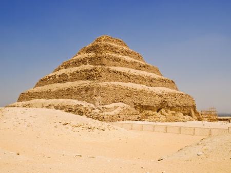 Great step pyramid of Djoser, Saqqaraの写真素材