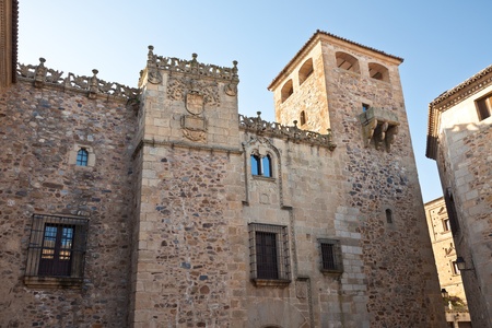 Golfines de Abajo Palace in Caceres, Spainのeditorial素材