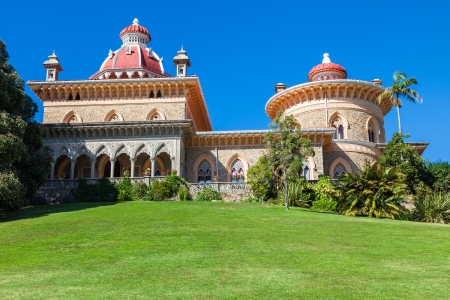 Sintra, Portugal - July 6, 2012: Palace of Monserrate in the village of Sintra, Lisbon, Portugal のeditorial素材