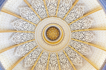 Sintra, Portugal - July 6, 2012: Vault in the Palace of Monserrate in the village of Sintra, Lisbon, Portugal のeditorial素材