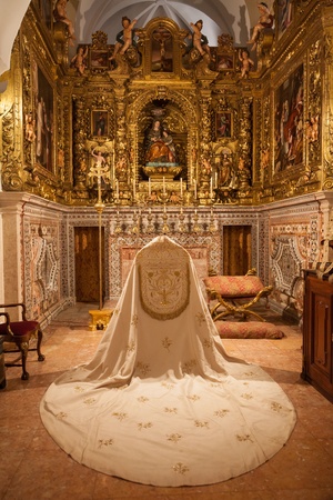 Chapel inside Lisboa Cathedral Se in Portugal