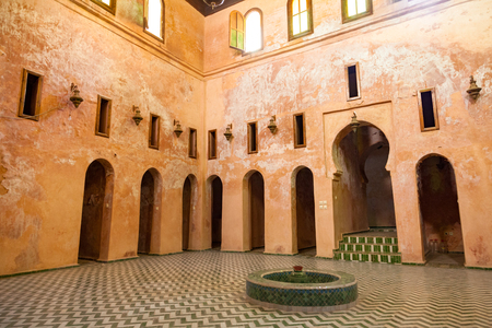 Bou Inania Madrasa in Meknes, Moroccoのeditorial素材