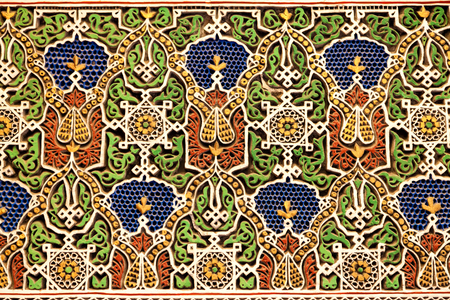 seamless decoration of traditional arabesque motifsの写真素材