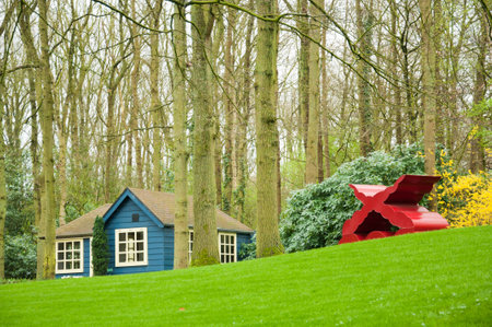 Keukenhof park, Netherlandのeditorial素材