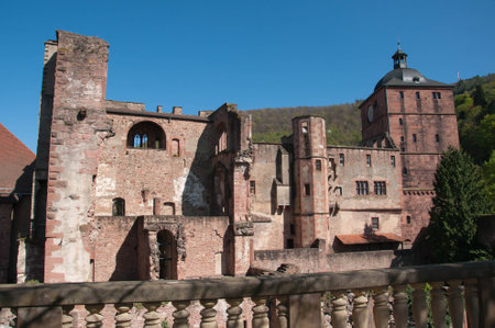 Heidelberg castle, Germanyのeditorial素材