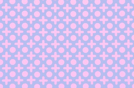 Seamless pattern pink and Blue pastel backgroundの写真素材