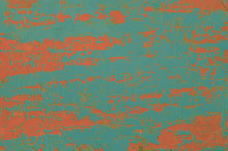 Texture Of Old Paint On Metal Surface with pastel colorの写真素材