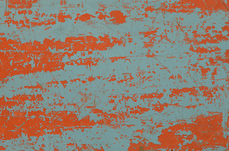 Texture Of Old Paint On Metal Surface with pastel colorの写真素材