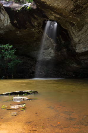 Water fall, "Sang Chan Water Fall" in Ubonratchathani, Thailandの写真素材