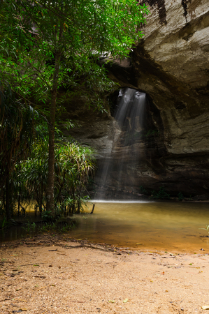 Water fall, "Sang Chan Water Fall" in Ubonratchathani, Thailandの写真素材