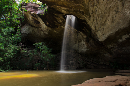 Water fall, "Sang Chan Water Fall" in Ubonratchathani, Thailandの写真素材