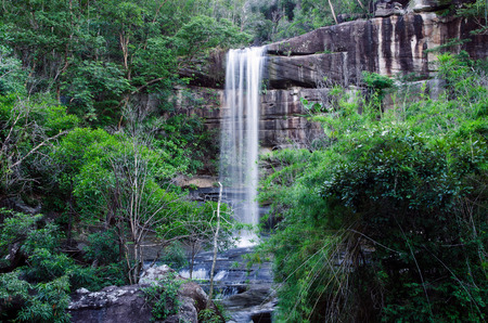 Water fall, "Soy Sa Wan Water Fall" in Ubonratchathani Province, Thailandの写真素材