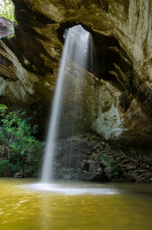 Water fall, "Sang Chan Water Fall" in Ubonratchathani, Thailandの写真素材