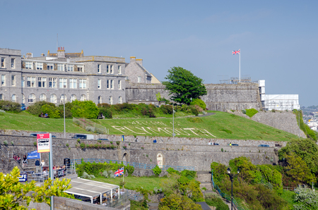 View From Plymouth Hoe Road, The South Coast Of Devon, Plymouth, Englandの写真素材