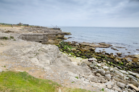 The Coast Of Isle Of Portland, Jurassic Coast, Dorset, UK In Spring Season On May 2017の写真素材