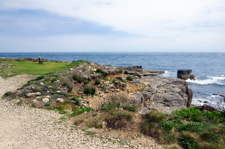 The Coast Of Isle Of Portland, Jurassic Coast, Dorset, UK In Spring Season On May 2017の写真素材