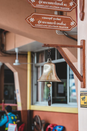 UBON RATCHATHANI, THAILAND - 5 MAY 2020 : Ubon Ratchathani Train Station Closed In During Covid19 Period. No Train And Shop Service On May 5, 2020 In Ubon Ratchathani, THAILANDのeditorial素材