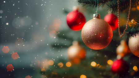 beautifully decorated Christmas trees, wreaths, garlands, and ornaments can instantly convey the holiday spirit. ambiance often associated with Christmasの素材