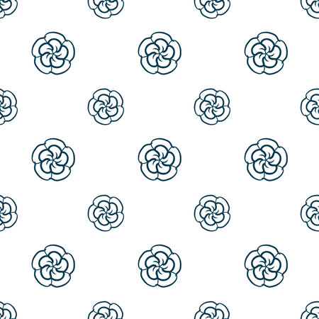 hand-drawn seamless repeat pattern, vector repeat pattern for textile, gift wrapper, product packaging, branding, wallpaper, and other seamless printing work. pattern swatch added to the swatch panel.のイラスト素材