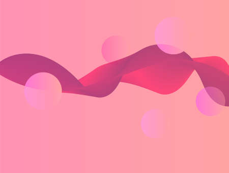 colorful wavy abstract background wallpaperのイラスト素材