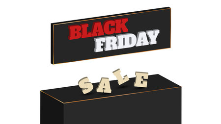 black friday sale background vector illustrationのイラスト素材