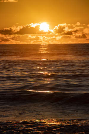 Sunrise in the Beachの写真素材