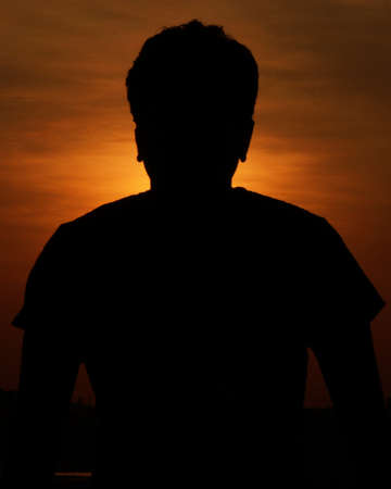 Silhouette of a man
