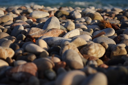pebble beachの写真素材