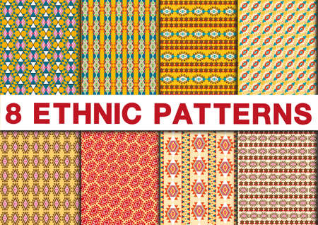 geometric ethnic pattern design for background or wallpaper.